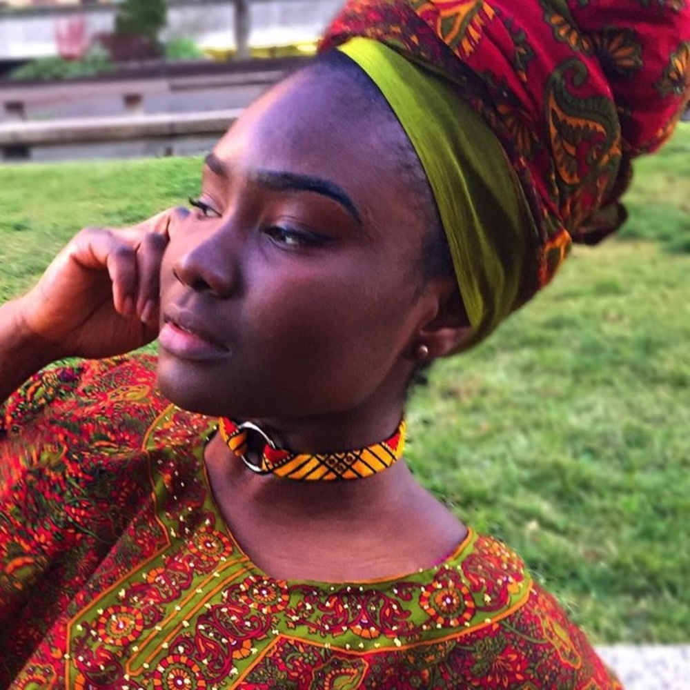 Ankara Kente Print Choker